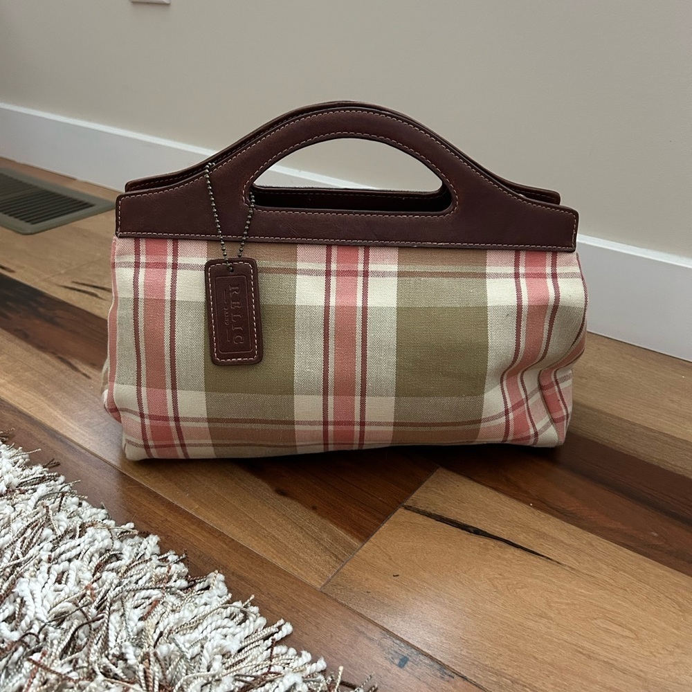Relic Plaid Printed Fabric Bag